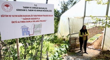 Giresun’da Damla Sulama ve Yağmur Hasadı Projesi Hayata Geçirildi
