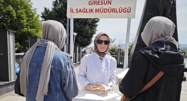 Giresun’da ‘Doğal Olan Normal Doğum’ Standı ile Bilgilendirmeler Yapıldı