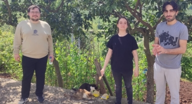 Giresun'da geleceğin şefleri sahipsiz hayvanlar için mama hazırladı