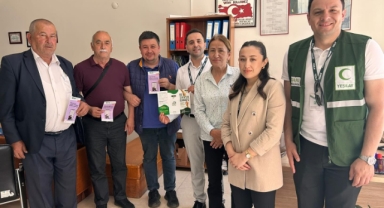 Giresun'da Yeşilay'dan sivil toplum kuruluşlarına ve muhtarlara 'Aile Haftası' ziyareti