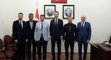 Giresun Heyetinden Enerji ve Tabii Kaynaklar Bakanı Bayraktar’a Ziyaret