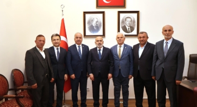 Giresun Heyetinden İçişleri Bakan Yardımcısı Mehmet Sağlam’a Ziyaret