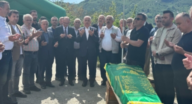 Giresun Milletvekili Temür’ün Eniştesi Hacıbey Temür Son Yolculuğuna Uğurlandı