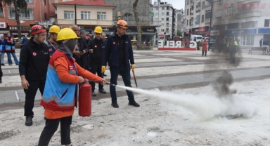 Görele’de afet farkındalık eğitimi verildi