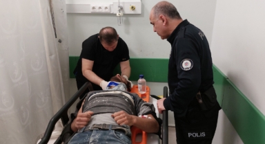 İnşaattan düşen işçi ölümden döndü