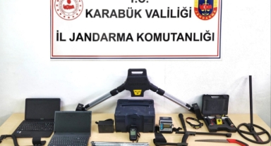 Kaçak kazı operasyonunda 5 şüpheli yakalandı