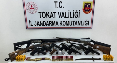 Kaçak silah operasyonunda 6 zanlı yakalandı