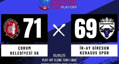 Kerasusspor Play-Off İlk Maçında Kıl Payı Kaybetti