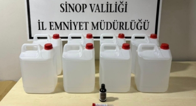 Litrelerce etil alkol ele geçirildi