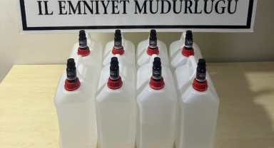 Litrelerce etil alkol ele geçirildi