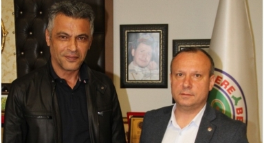 MHP Çayırova İlçe Başkanı Özdemir, Yağlıdere Belediye Başkanı İbaş’ı Ziyaret Etti