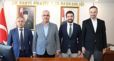 Milletvekili Yusuf Ahlatçı’dan AK Parti Piraziz İlçe Başkanlığı’na Ziyaret