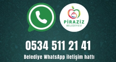 Piraziz Belediyesi'nden Vatandaşlara Önemli Duyuru: WhatsApp Hattı Hizmete Girdi