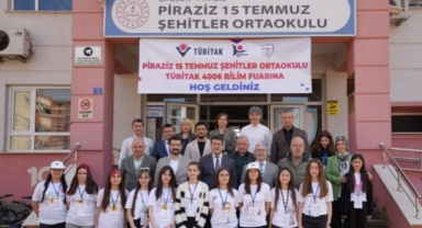 Piraziz’de TÜBİTAK 4006 Bilim Fuarı Coşkusu