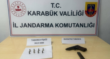Ruhsatsız silahla yakalanan şahıs tutuklandı   