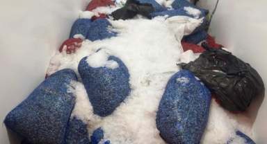 Samsun'da 3,8 ton kaçak avlanmış midye ele geçirildi