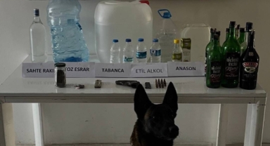 Samsun'da 65 litre etil alkol ele geçirildi