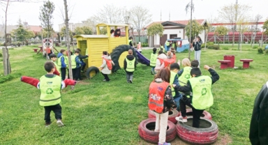 Samsun'da çevre bilinci çocuklara eğitici etkinliklerle öğretiliyor