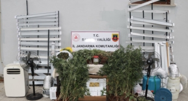 Samsun'da evine iklimlendirme sistemi kurup uyuşturucu üreten zanlı yakalandı