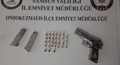 Samsun'da havaya ateş açan şüpheli yakalandı