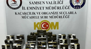 Samsun'da kaçak makaron operasyonu: 18 bin adet makaron ele geçirildi