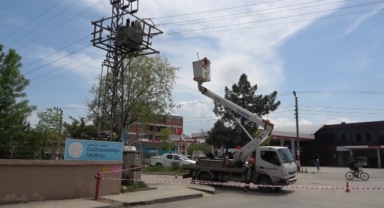 Samsun'da trafo yangını paniğe neden oldu 