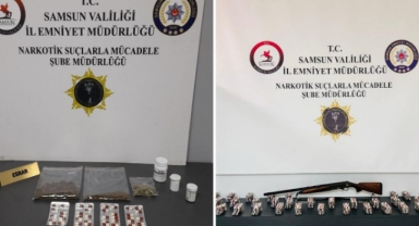 Samsun'da uyuşturucu operasyonunda 3 zanlı yakalandı