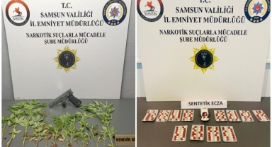 Samsun'da uyuşturucu operasyonunda 4 şüpheli yakalandı