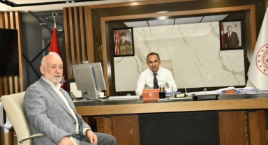 Şebinkarahisar Belediye Başkanı Şentürk’ten Karayolları 16. Bölge Müdürü Yusuf Yaşar Öcal’a Ziyaret
