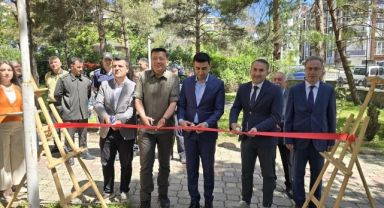 Şebinkarahisar’da “Sarı Dağ Gülü” Resim Sergisi Açıldı