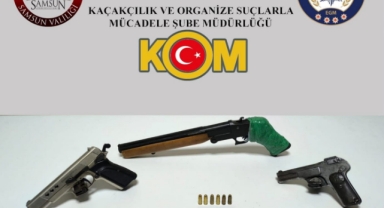Silah operasyonunda bir şüpheli yakalandı