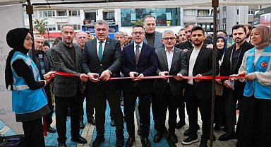 TÜGVA Bulancak'ın Yaz Okulu Yararına Düzenlediği Geleneksel Hayır Çarşısı Dualarla Açıldı: El Emeği Ürünler Kermeste Yerini Aldı