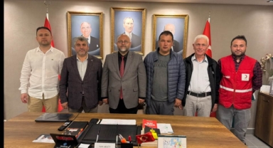 Türk Kızılay Giresun Şubesi'nden, MHP İl Başkanlığı’na Ziyaret