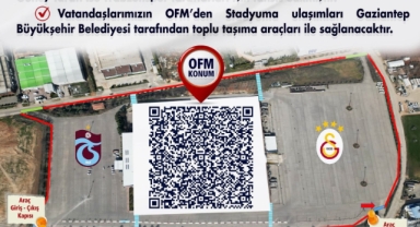 Türkiye Kupası finaline araçlarıyla gelecek taraftarlar için Gaziantep'teki otopark alanları belirlendi   