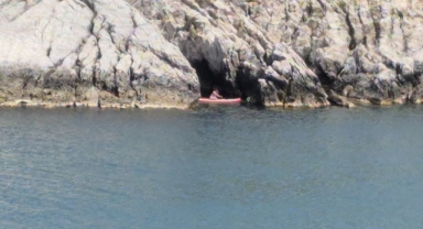 Yasaklı bölgeye giren Rus, ekipleri alarma geçirdi