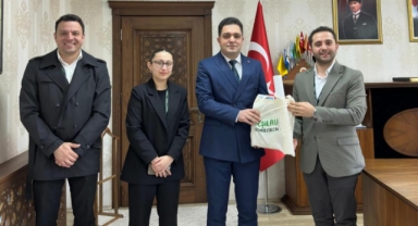Yeşilay Giresun Şubesi’nden Güce Kaymakamı Ensar Çelik’e Ziyaret