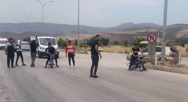 Yolu kapatarak ölümüne yarışan sürücülere 96 bin TL ceza
