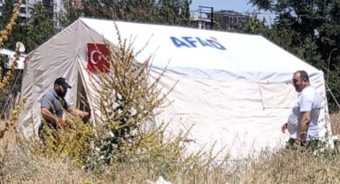 39 yaşındaki kadın çadırda ölü bulundu   