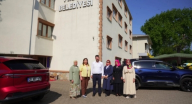 AK Parti Bulancak Kadın Kolları'ndan Piraziz Belediye Başkanı Ayyıldız’a Ziyaret