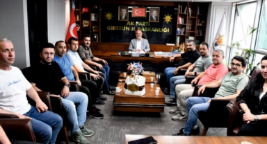 AK Parti Giresun İl Başkanı Yılmaz, Sağlık Bilişim Personellerini Ağırladı