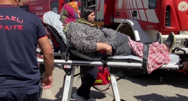 Apartmanda yangın paniği: Yaşlı kadın fenalık geçirdi