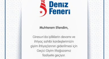 Deniz Feneri Derneği’nden Giresun’da Anlamlı Hizmet