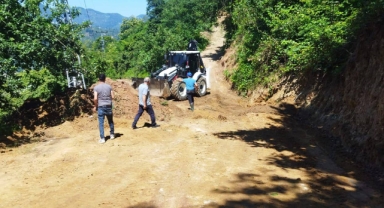 Espiye’de Yol Bakım ve Onarım Çalışmaları Devam Ediyor