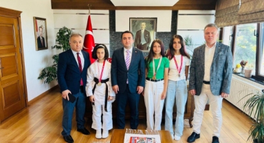 Espiye Kaymakamı Kavanoz, Başarılı Sporcuları Makamında Ağırladı
