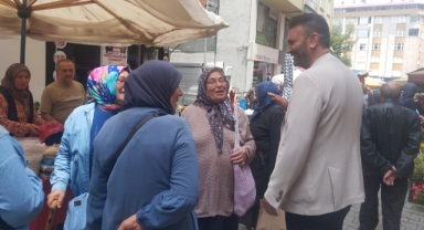 Eynesil Belediye Başkanı Güdük, Halk Pazarı'nda Vatandaşlarla Buluştu