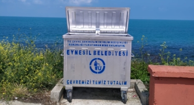 Eynesil'de Temiz Çevre İçin Konteynerler Yenileniyor