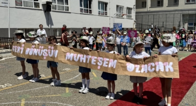 Giresun'da ilkokulda geri dönüşüm etkinliği düzenlendi