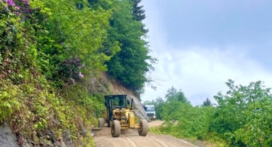 Giresun’da Köy Yollarında Ulaşım Güvenliği ve Konforu Artıyor