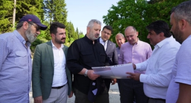 Giresun'da, Meşe Pınarı-Paşakonağı Yol Projesine Protokolden Tam Destek
