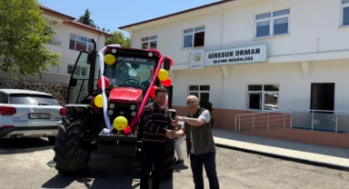 Giresun’da ORKÖY Desteğiyle Traktör Teslimi Gerçekleştirildi
